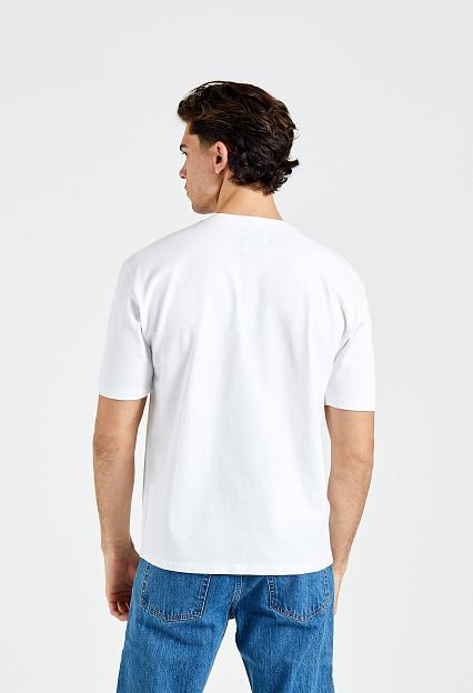 Drakes Hiking Tee Solid White